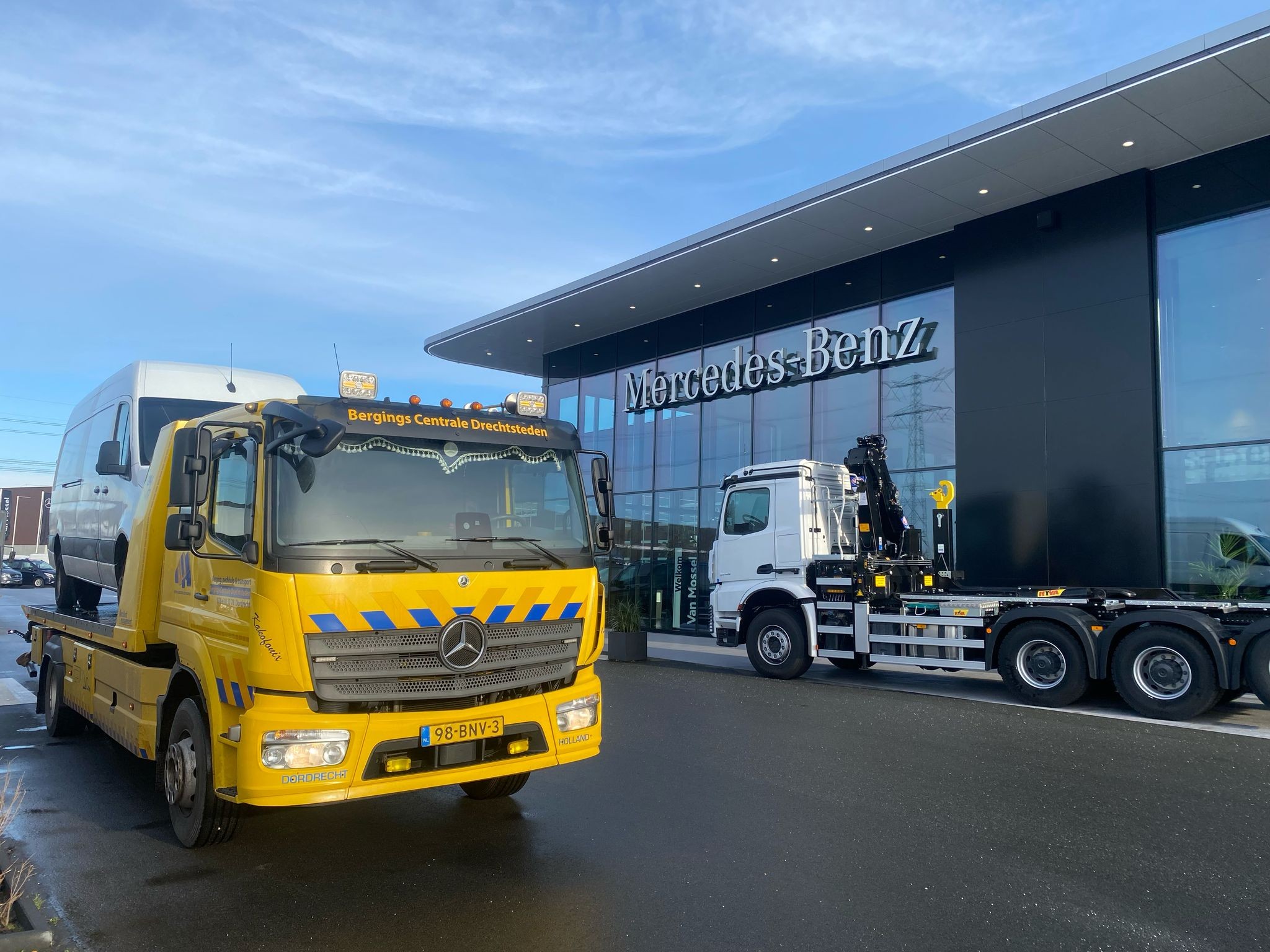 Truck bij Mercedes